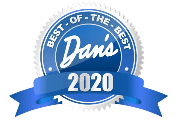 A blue and white seal with the words " best of the best 2 0 2 0 ".